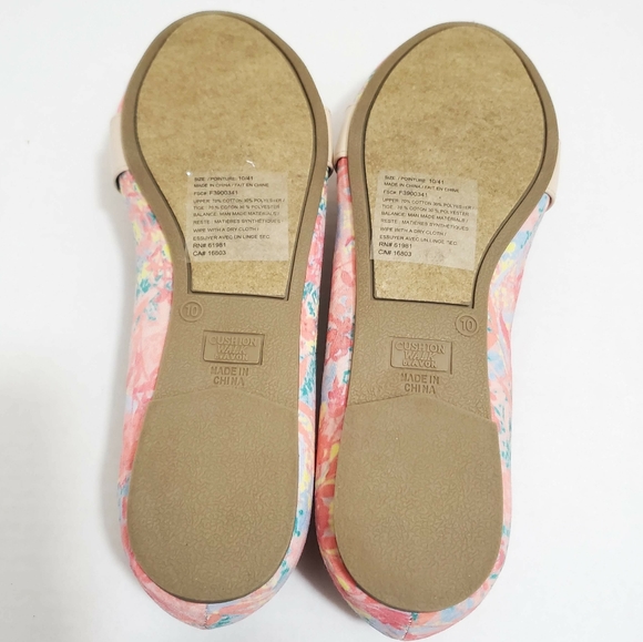 AVON Cusion Walk Spring Floral Jungle Flats Shoes - Picture 2 of 6